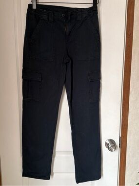 American Age Black Stretch Pants with Flexible Waistband